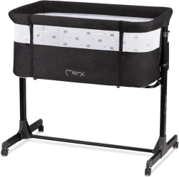 Pătuț MoMi REVO gri închis