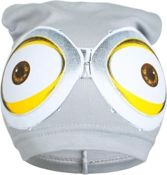 Căciuliță de primăvară pentru copii New Baby cu motiv Minion, gri