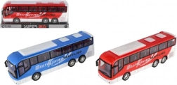 Autobuz City model din plastic pentru copii