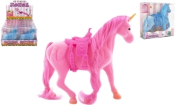Unicorn de pluș cal cu șa 21 cm – 3 culori
