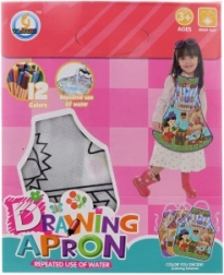 Șorț de colorat cu motiv de grădină înflorită