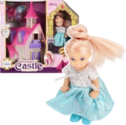 Castel cu păpușă și accesorii pentru copii