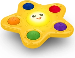 Baby Einstein jucărie activă cu ventuză Pop & Glow Starfish pentru bebeluși 6m+
