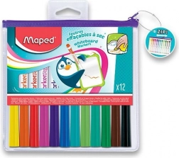 MAPED Markere pentru tablă albă WB Fun Colours 12 buc