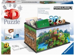 Ravensburger puzzle 3D MINECRAFT ladă de depozitare (108 piese)