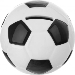Pușculiță ceramică minge de fotbal 10 cm