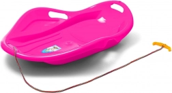 Săniuță alunecătoare pentru copii tip scoică BABY MIX Premium Comfort 80 cm roz