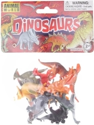 Animăluțe dinozauri în săculeț – set de figurine