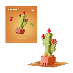 Plus-Plus flori cactus – set de construcție creativ