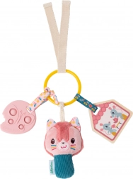 Lilliputiens - Safari inel cu activități și cu oglindă Pisicuța Jeanne