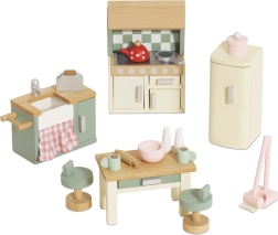 Le Toy Van mobilier de bucătărie din lemn pentru căsuța de păpuși Daisylane
