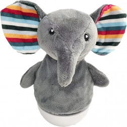 Elefant adormitor Roly Poly cu efecte, 16 cm