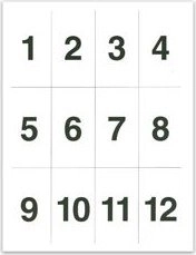 Oxybag set de cifre și semne de operație decupabile