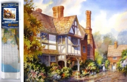 Norimpex pictură cu diamante Vilă rurală 30x40 cm