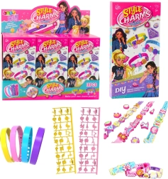 Set DIY de brățări cu pandantive animale – 4 brățări ajustabile