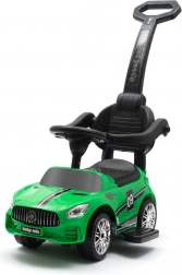 Trotinetă fără pedale pentru copii cu sunete și tijă de ghidare BABY MIX Racer – verde