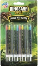 Lumânări pentru tort cu dinozauri, 10 buc
