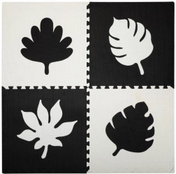 Covoraș de joacă puzzle din spumă MoMi FELI negru