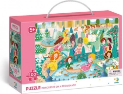 Puzzle DODO cu prințese la promenadă, 100 de piese