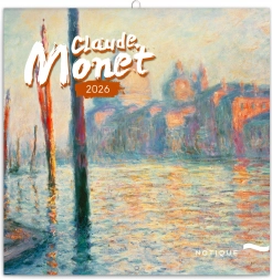Calendar de notițe Claude Monet 2026, 30 x 30 cm