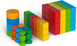 Geomag Magicube Shapes set de construcție magnetic cu 164 de piese