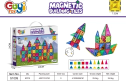 Set de construcție magnetică cu 100 de piese