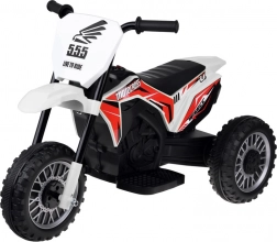Tricicletă electrică pentru copii cu muzică – Alb