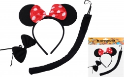 Set de carnaval - șoricel negru