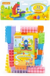 Set de construcție pentru micii constructori, 32 de piese