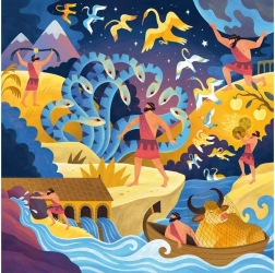 Puzzle 12 Muncile lui Heracles 64 piese RAVENSBURGER