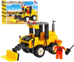 Set de construcție utilaj cu figurină