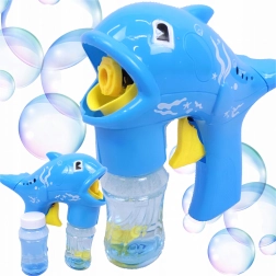 Pistolă de baloane în formă de delfin cu rezervor și 2 rezerve