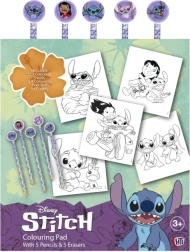 Lilo și Stitch carte de colorat cu creioane colorate