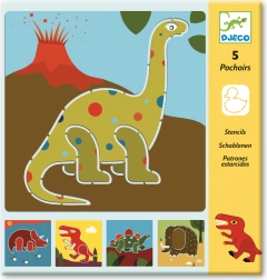 Șabloane Dinozauri de la Djeco