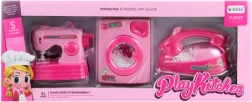 Set de electrocasnice de jucărie pe baterii pentru copii