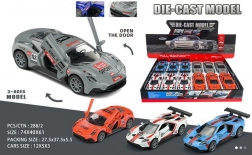 Mașină metalică cu retragere 12 cm