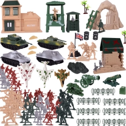 Set de soldăței și echipament militar 300 buc.