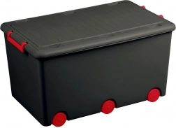 Cutie multifuncțională pentru jucării pe roți Tega, gri