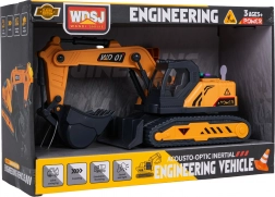 Excavator interactiv 1:18 cu lumini și sunete