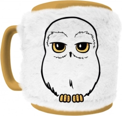 Cana Harry Potter cu manșon de pluș Hedwig 440 ml