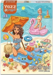 Puzzle Yazz Timp la plajă 1000 de piese