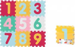 Blocuri moi din spumă cu cifre, 9 buc.