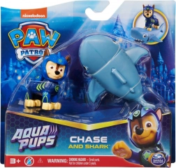 Patrula Cățelușilor - Aqua Pups Chase și set rechin