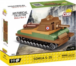 Set de construcție COBI Historical Collection Somua S-35 1:72