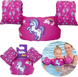 Centură de înot pentru copii cu aripioare Puddle Jumper unicorn 15–30 kg
