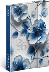 Agendă săptămânală magnetică Floare de Porțelan 2026