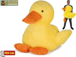 Rață de pluș Plush Friends 100 cm – jucărie mare și moale pentru copii și adulți