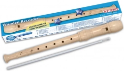 Flaută clasică din lemn albă