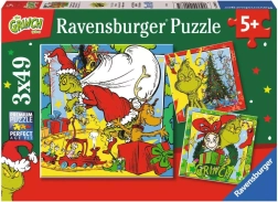 Puzzle Ravensburger Grinch 3x49 piese