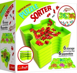 Sortator pentru puzzle cu accesorii 6 cutii Trefl